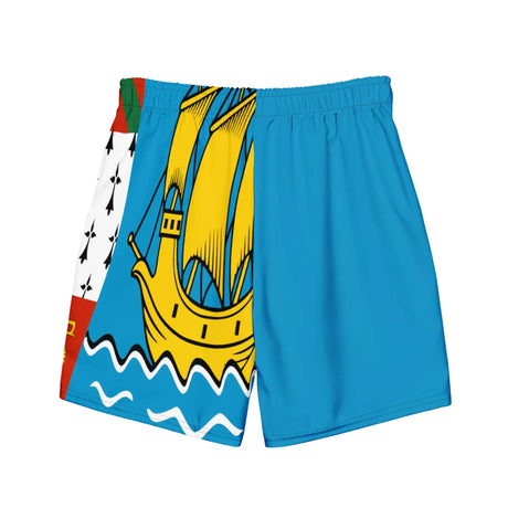Short de bain drapeau saint-pierre-et-miquelon - pixelforma