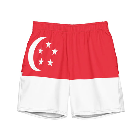 Short de bain drapeau singapour - pixelforma