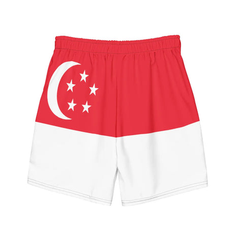 Short de bain drapeau singapour - pixelforma