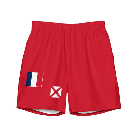 Short de bain drapeau wallis-et-futuna - pixelforma