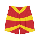 Short de bain macédoine tissu léger sèchent rapidement