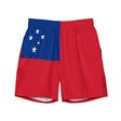 Short de bain samoa tissu léger sèchent rapidement