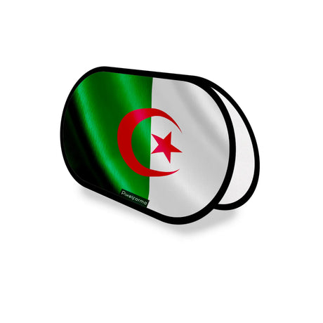 Support publicitaire ovale algérie léger facile à installer