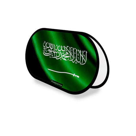 Support publicitaire ovale arabie saoudite léger à installer