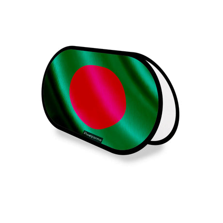 Support publicitaire ovale bangladesh léger et facile à installer