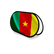 Support publicitaire ovale cameroun léger facile à installer