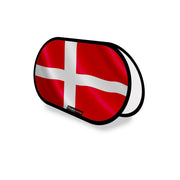 Support publicitaire ovale danemark léger facile à installer