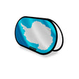 Support publicitaire ovale drapeau antarctique léger facile