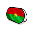 Support publicitaire ovale drapeau burkina faso léger montage facile