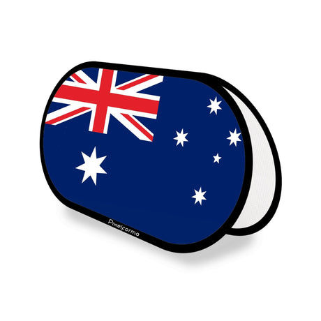 Support publicitaire ovale Drapeau de l'Australie - Pixelforma