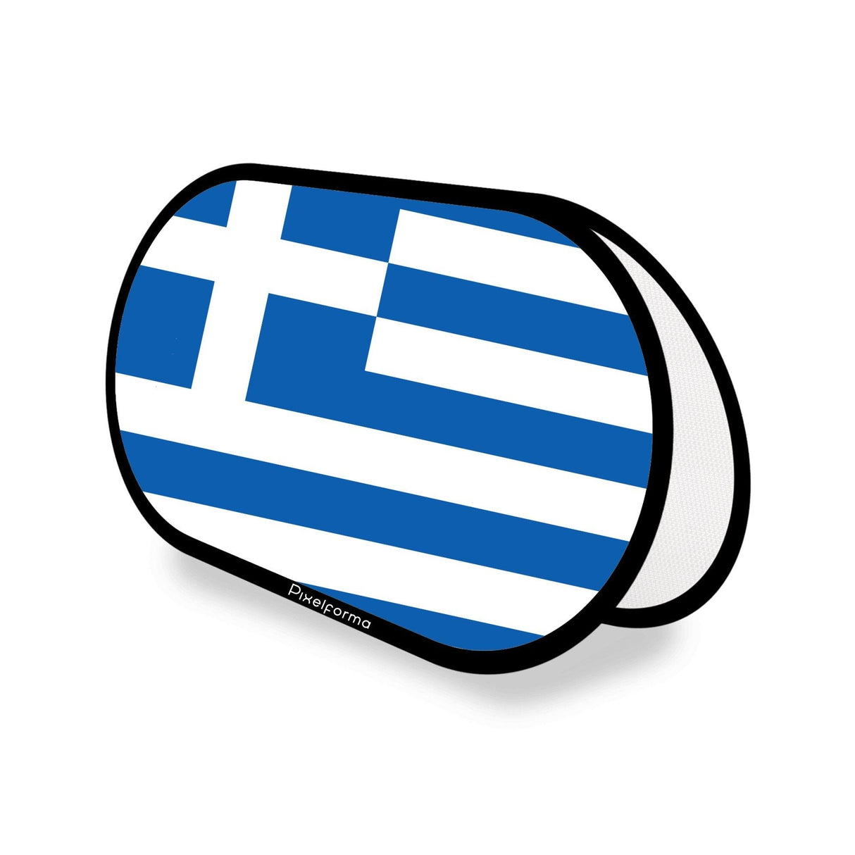 Support publicitaire ovale Drapeau de la Grèce - Pixelforma