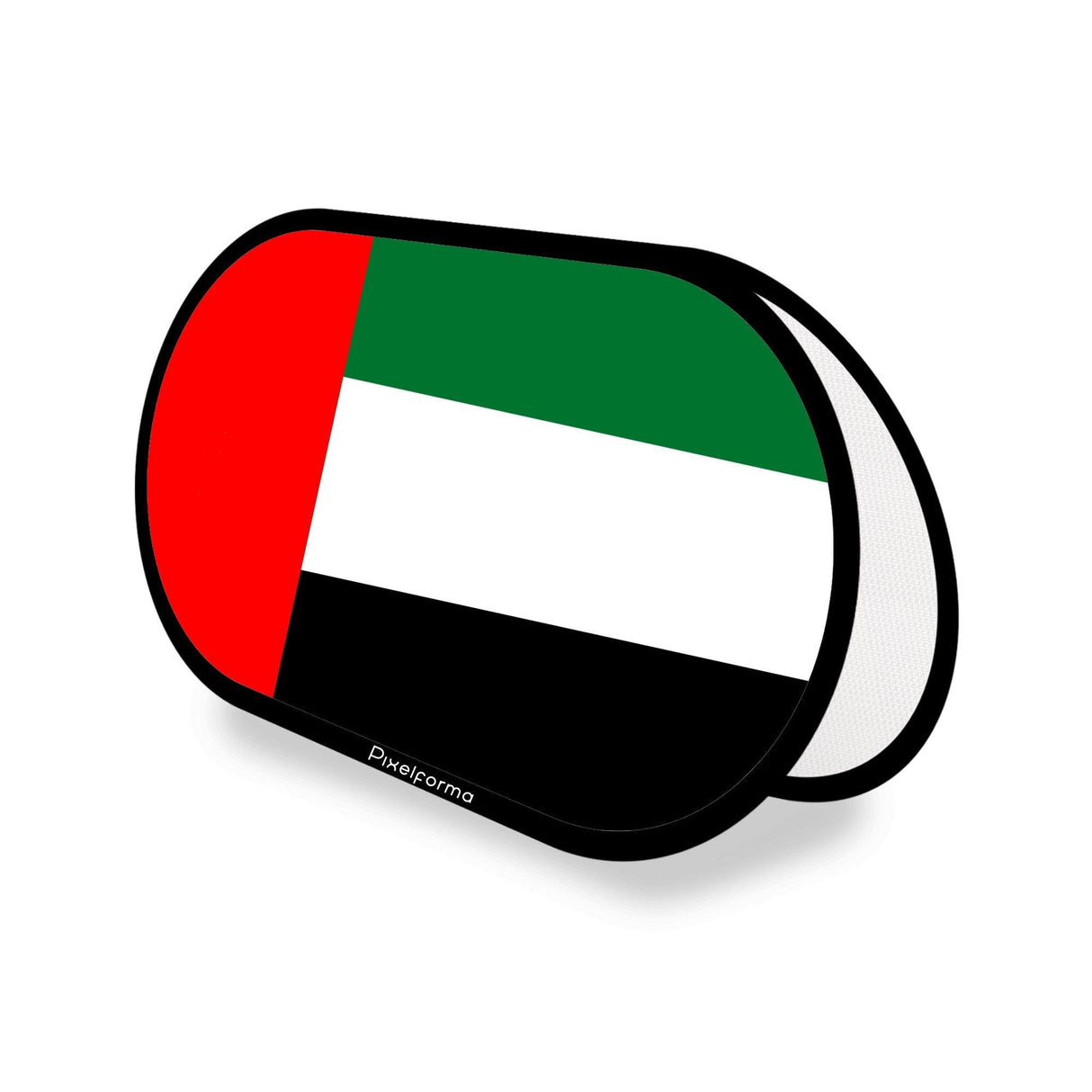 Support publicitaire ovale Drapeau des Émirats arabes unis - Pixelforma