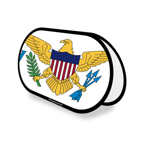 U.S. Virgin Islands Flag Oval Advertising Medium - Pixelforma