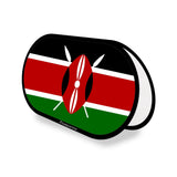 Support publicitaire ovale Drapeau du Kenya - Pixelforma