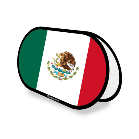 Oval Advertising Medium Flag of Mexico - Pixelforma