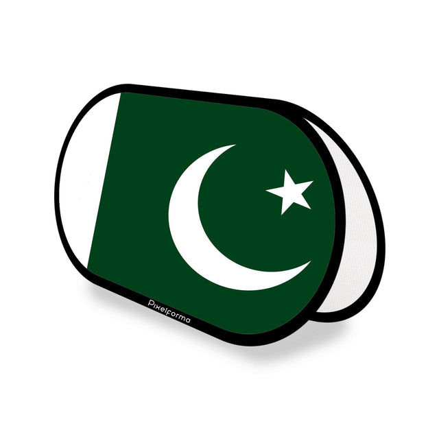 Support publicitaire ovale Drapeau du Pakistan - Pixelforma