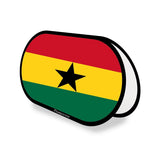 Support publicitaire Ovale Drapeau Ghana en Polyester - Pixelforma 