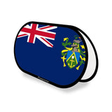 Support publicitaire ovale drapeau îles pitcairn en polyester - pixelforma