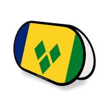 Support publicitaire Ovale Drapeau Saint-Vincent-et-les-Grenadines en Polyester - Pixelforma 