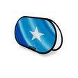 Support publicitaire ovale drapeau somalie léger facile