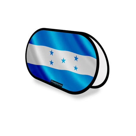 Support publicitaire ovale honduras léger facile à installer