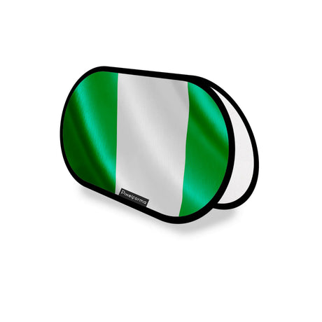 Support publicitaire ovale nigeria léger facile à installer