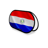Support publicitaire ovale paraguay léger facile à installer
