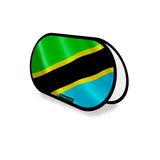 Support publicitaire ovale tanzanie léger facile à installer