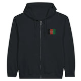 Sweat à capuche afghanistan coton mélangé broderie couleur