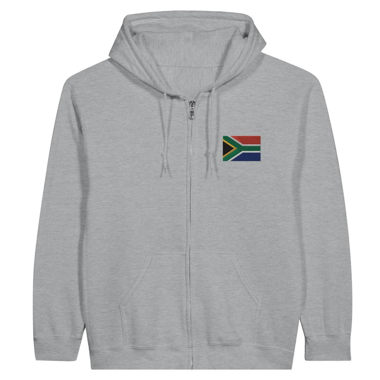 Sweat à capuche afrique du sud broderie coton mélangé