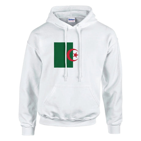 Sweat à capuche algérie coton mélangé broderie douce