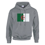 Sweat à capuche algérie coton mélangé broderie douce