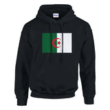 Sweat à capuche algérie coton mélangé broderie douce