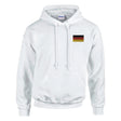 Sweat à capuche allemagne coton mélangé brodé confortable