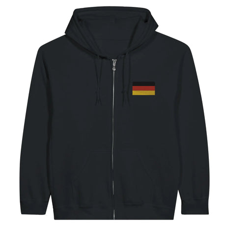 Sweat à capuche allemagne coton mélangé broderie couleur