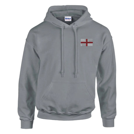 Sweat à capuche angleterre coton mélangé broderie