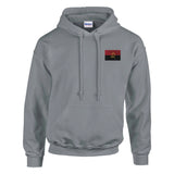 Sweat à capuche angola coton mélangé brodé drapeau