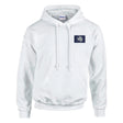 Sweat à capuche antarctique officiel brodé coton mélangé