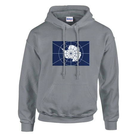 Sweat à capuche antarctique officiel coton mélangé brodé