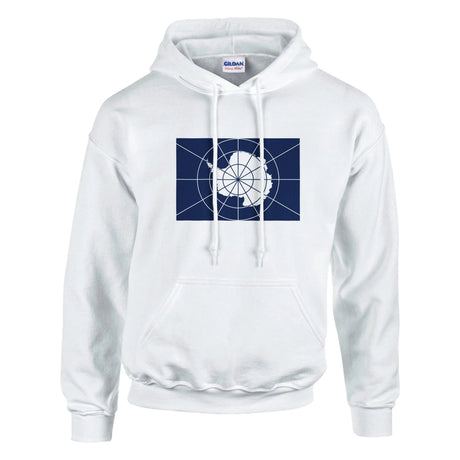 Sweat à capuche antarctique officiel coton mélangé brodé