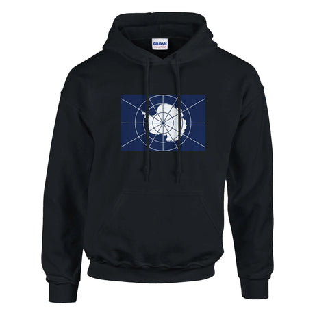 Sweat à capuche antarctique officiel coton mélangé brodé