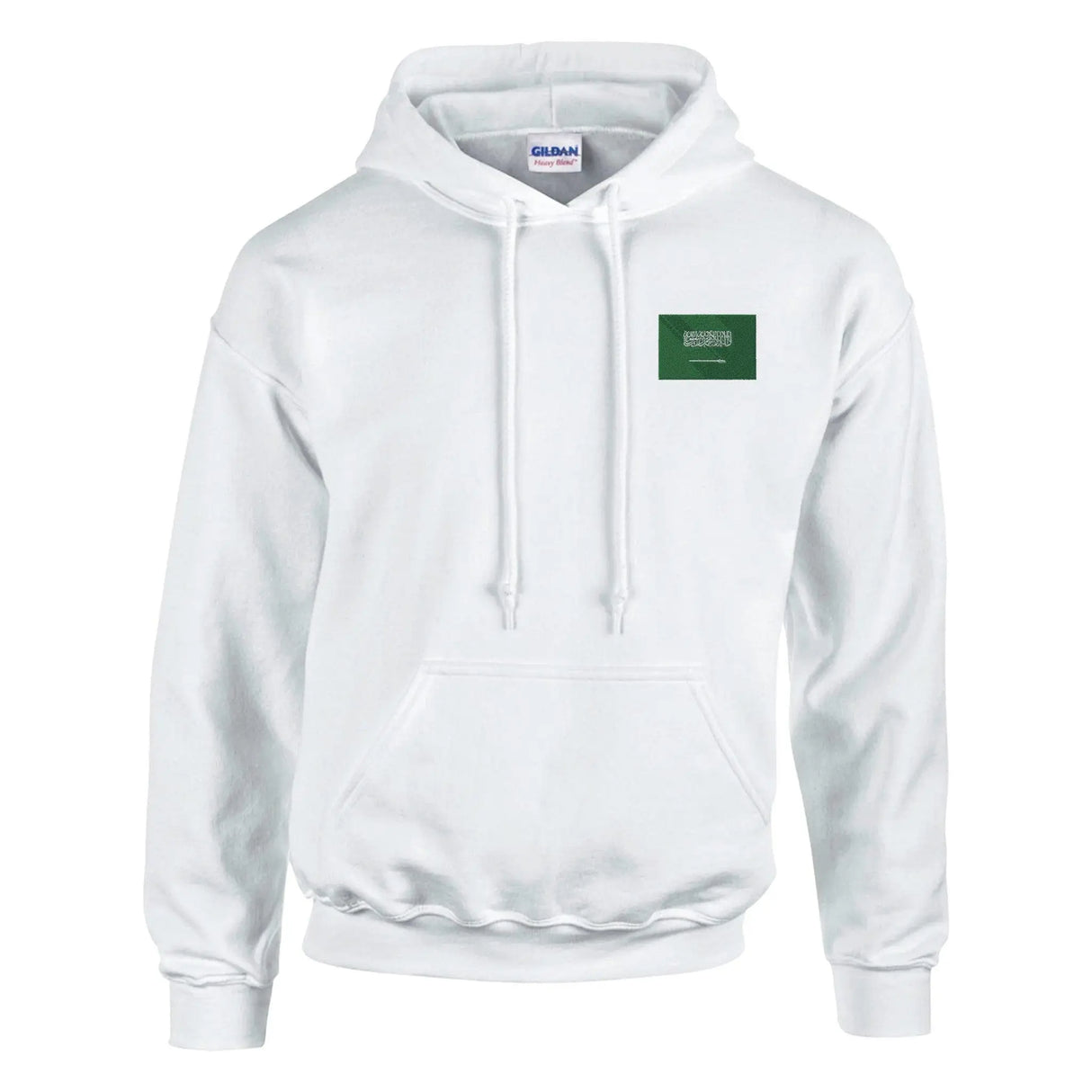 Sweat à capuche arabie saoudite brodé coton mélangé