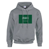 Sweat à capuche arabie saoudite coton mélangé imprimé