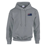 Sweat à capuche australie coton mélangé broderie couleur