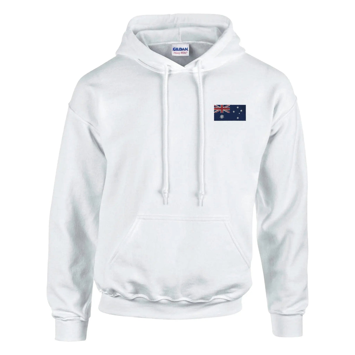 Sweat à capuche australie coton mélangé broderie couleur