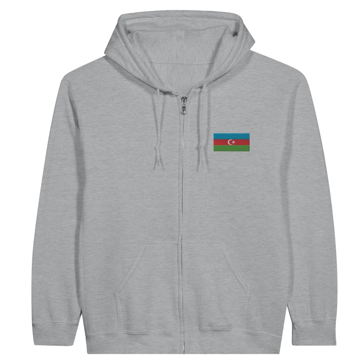 Sweat à capuche azerbaïdjan coton mélangé broderie couleur