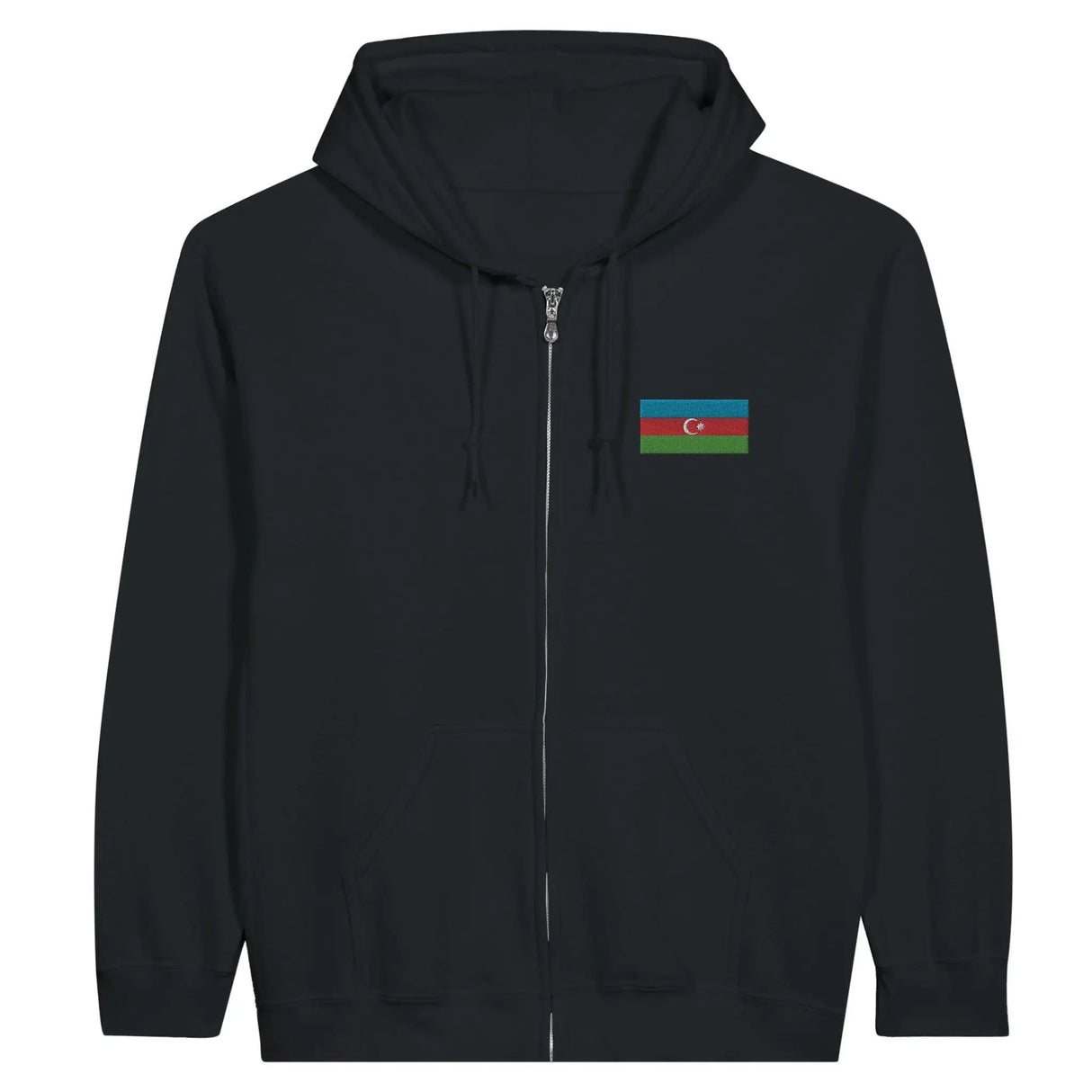 Sweat à capuche azerbaïdjan coton mélangé broderie couleur