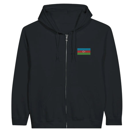 Sweat à capuche azerbaïdjan coton mélangé broderie couleur