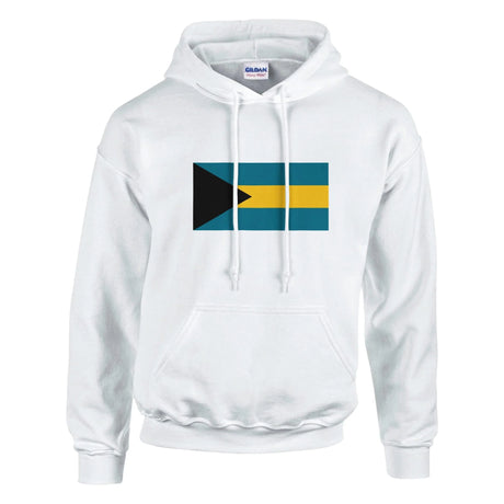 Sweat à capuche bahamas coton mélangé broderie couleur