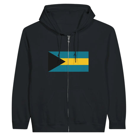 Sweat à capuche bahamas coton mélangé fermeture éclair